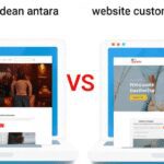 perbedaan website custom dan template